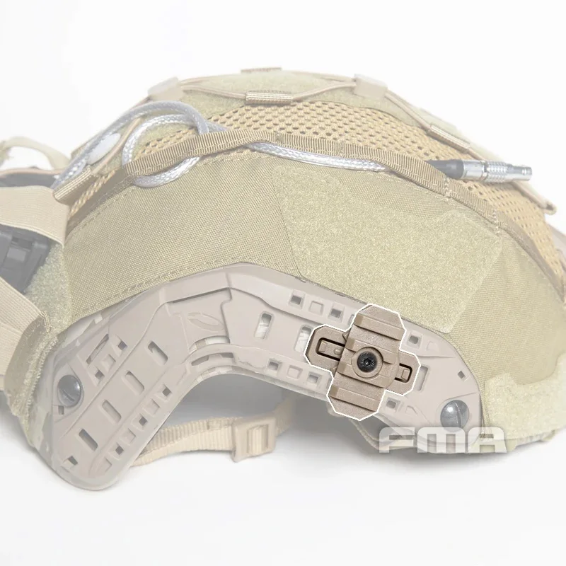 FMA ACR Casco táctico con soporte giratorio para linterna - imagen 4