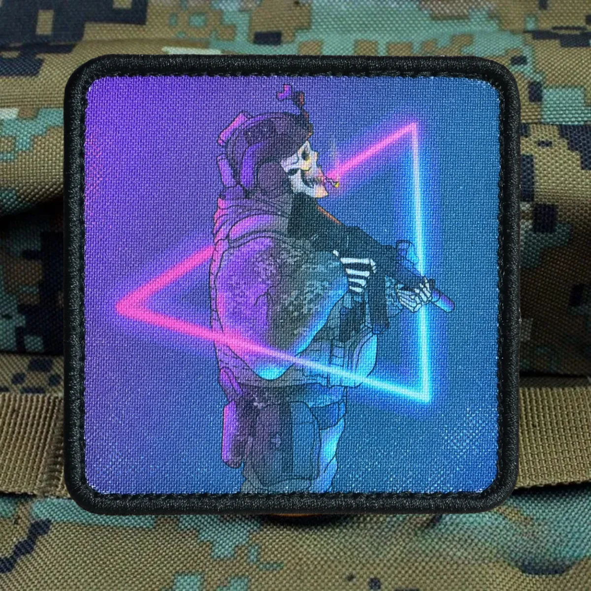 Parche calavera Born for War táctico Mor Airsoft – Velcro