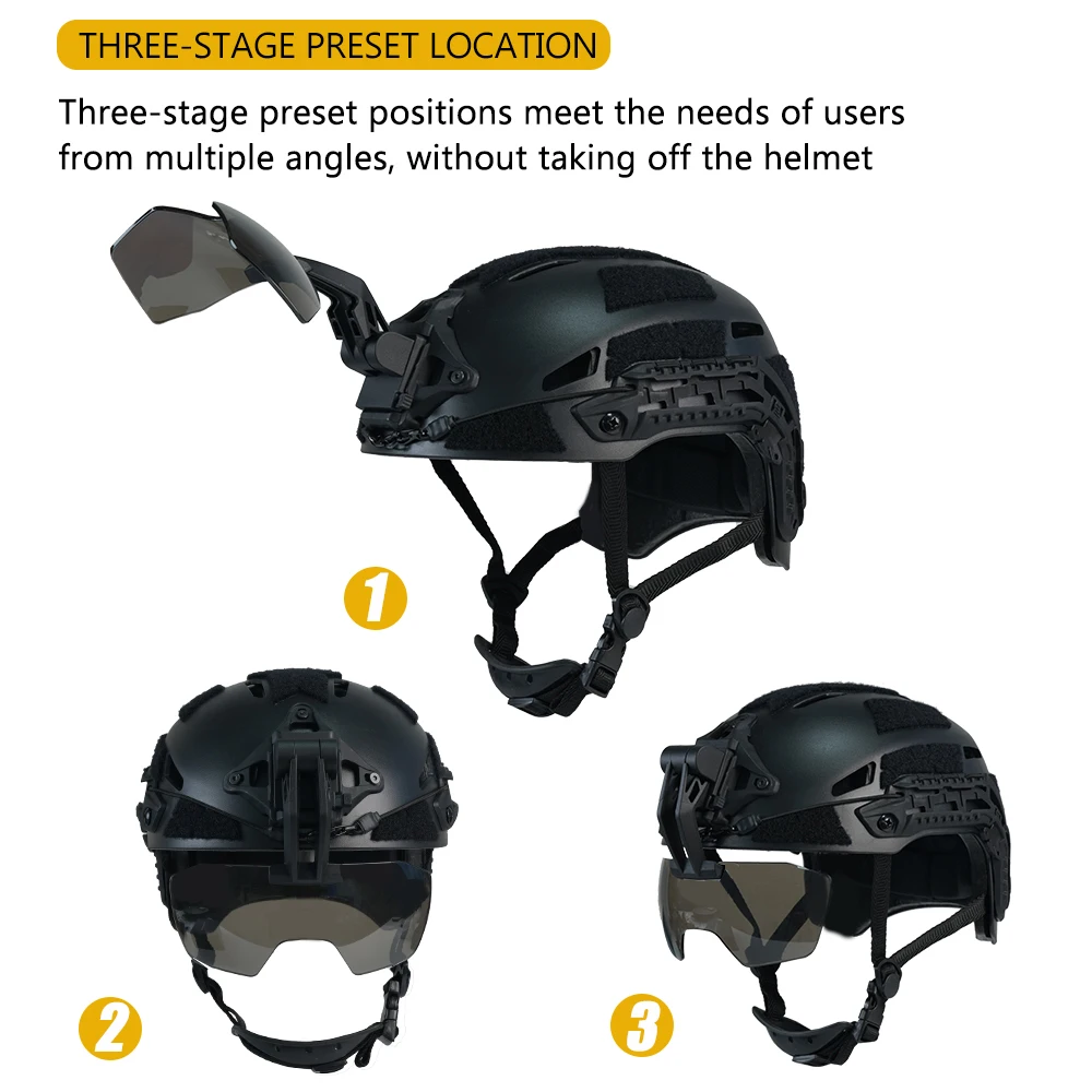 BOOIU Gafas de protección sin montura para airsoft y outdoor