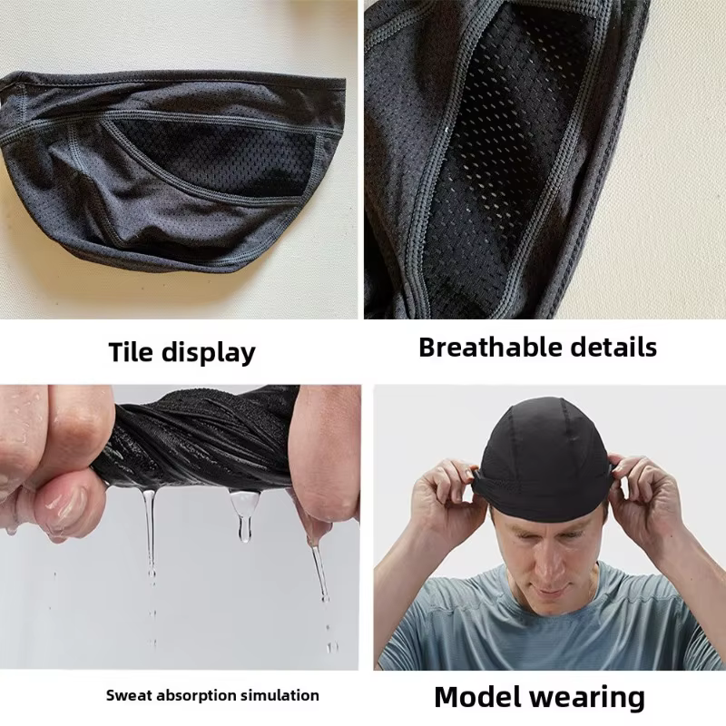 Gorro interior para casco de ciclismo transpirable de secado rápido - imagen 4