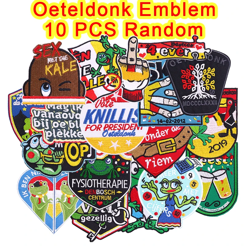 Parche termoadhesivo bordado Oeteldonk Carnaval Países Bajos - imagen 5