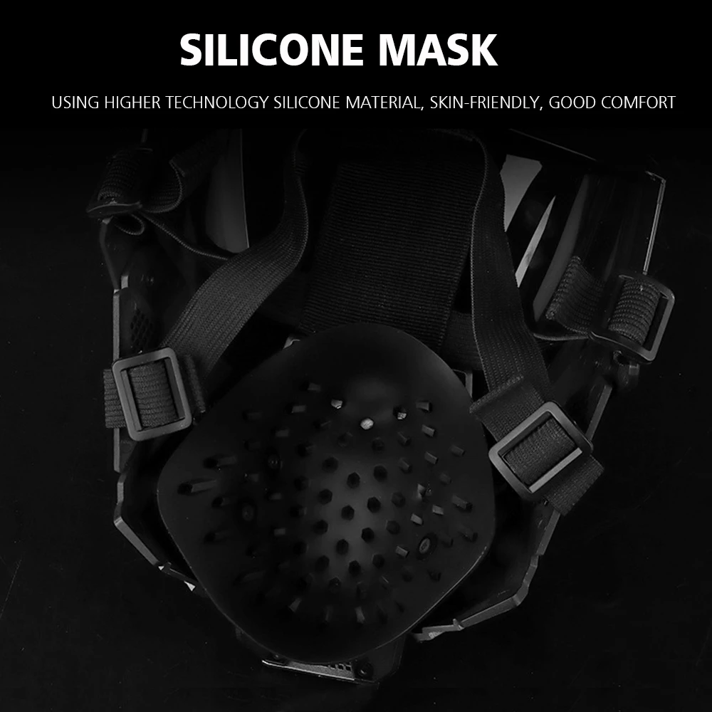 Máscara táctica Airsoft con protección facial antiniebla - imagen 3