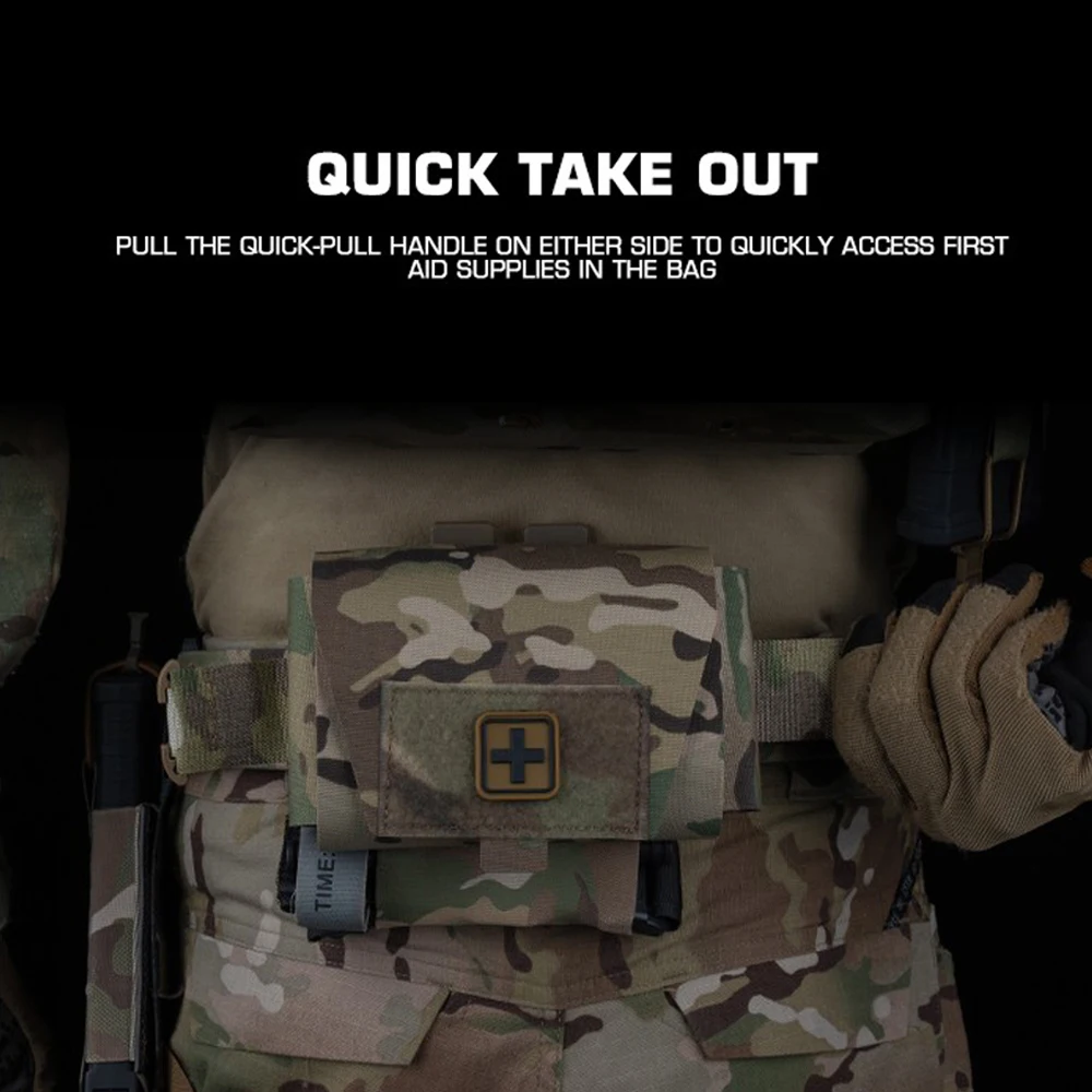 IFAK MOLLE V2 botiquín táctico de emergencia rápida, mini ligero - imagen 5