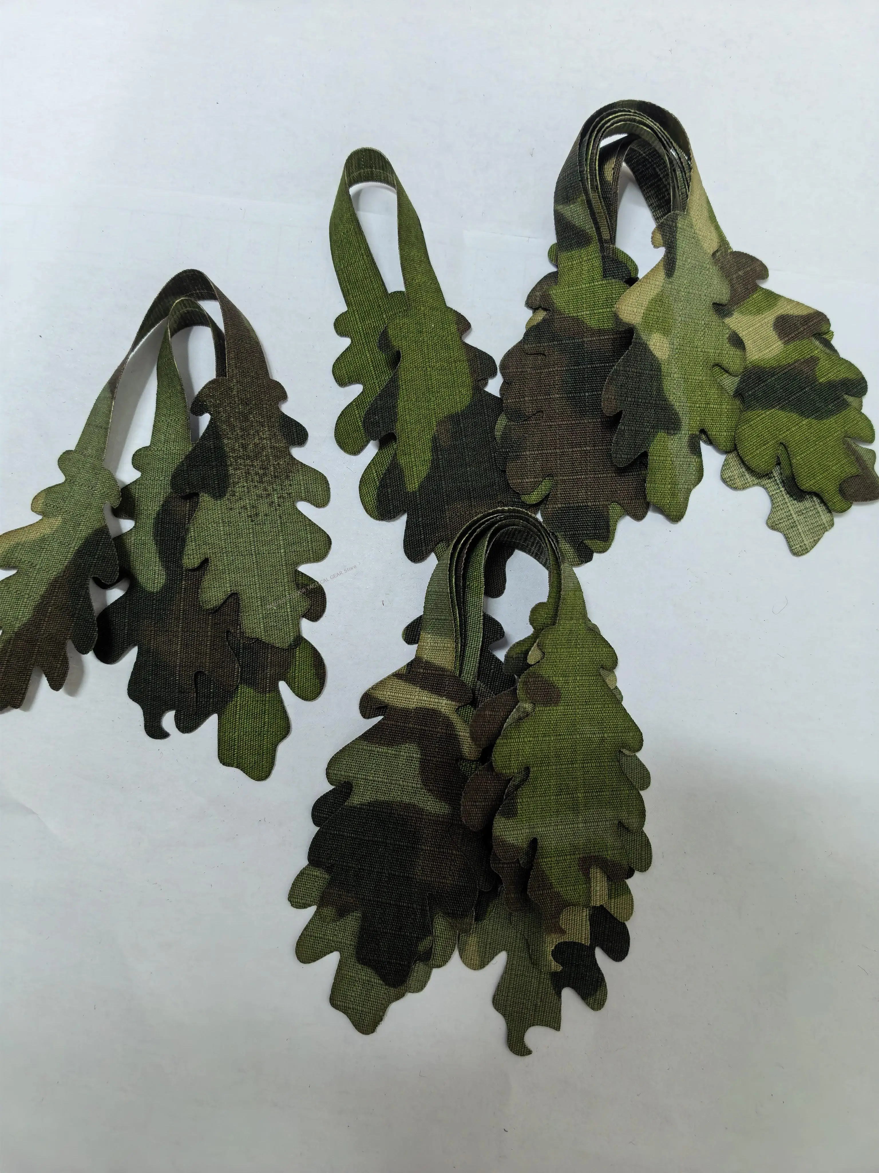 Funda ghillie camuflaje para casco táctico airsoft y paintball - imagen 5
