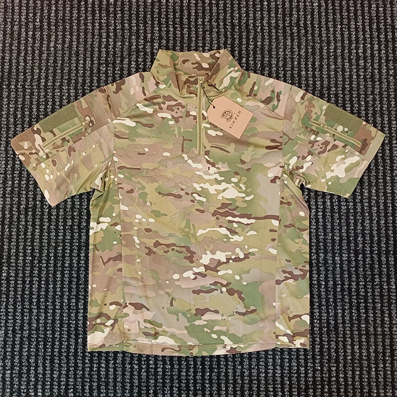 Pioneer Camiseta táctica secado rápido camuflaje manga corta - imagen 3