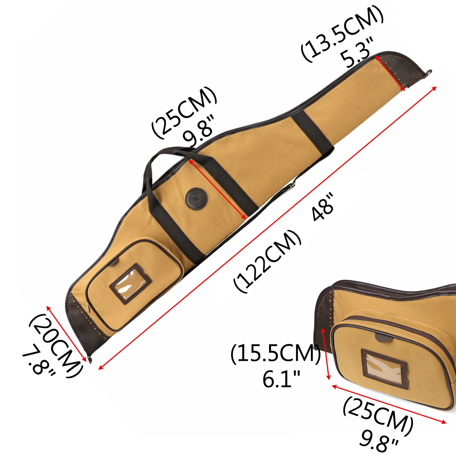 Tourbon funda acolchada antideslizante para mira óptica de rifle - imagen 4
