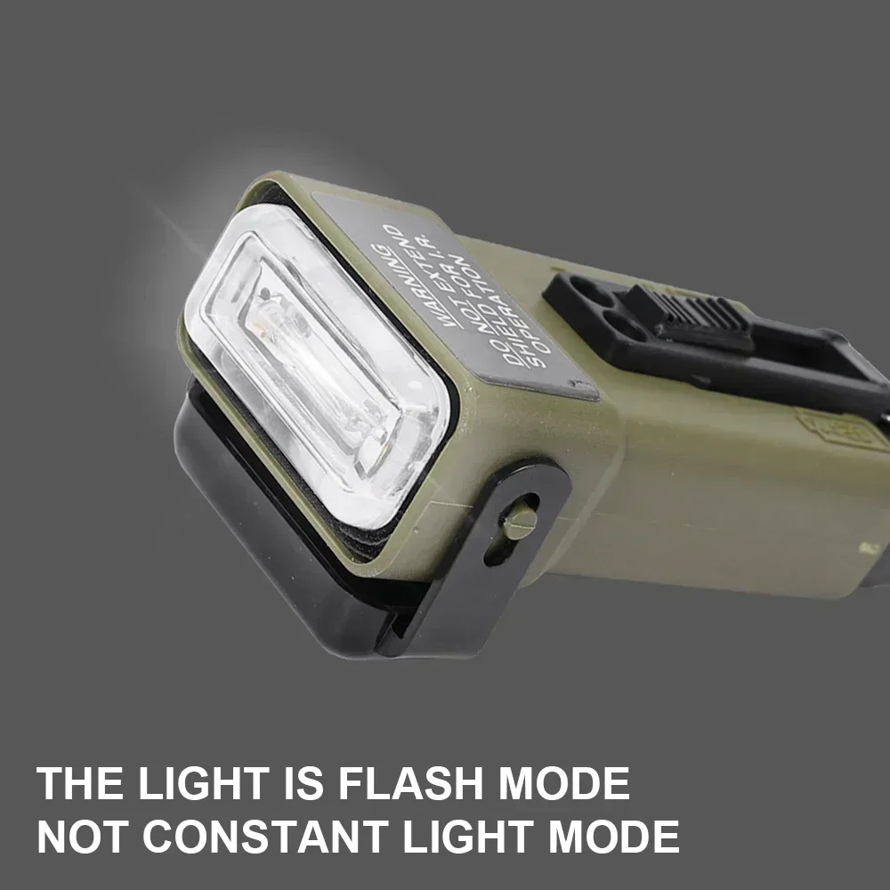 SINAIRSOFT FMA MS2000 Luz estroboscópica para casco y emergencia - imagen 4