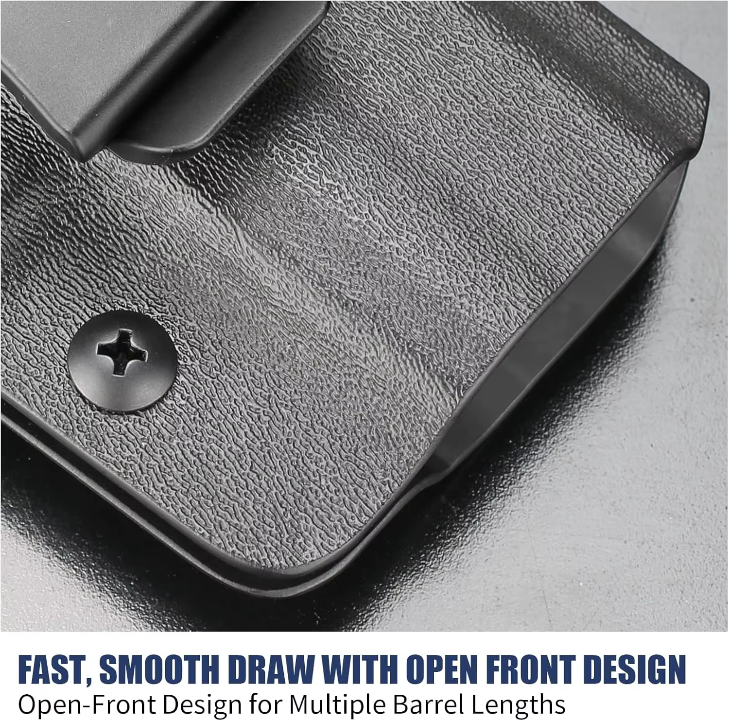 Vista lateral de funda IWB Kydex Glock 43X