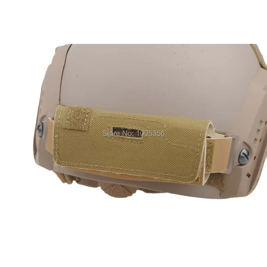 Bolsa de contrapeso para casco táctica - vista lateral