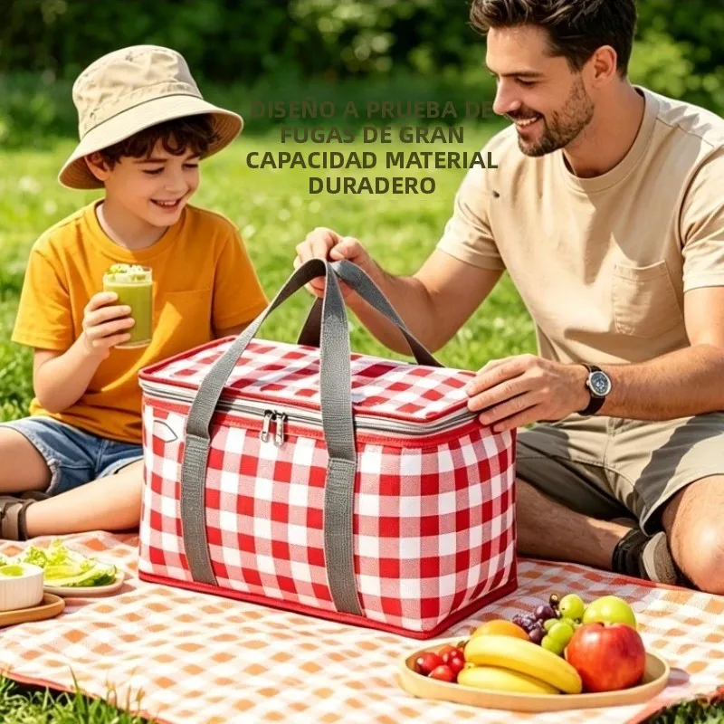 Bolsa térmica portátil gran capacidad para camping y exteriores - imagen 5