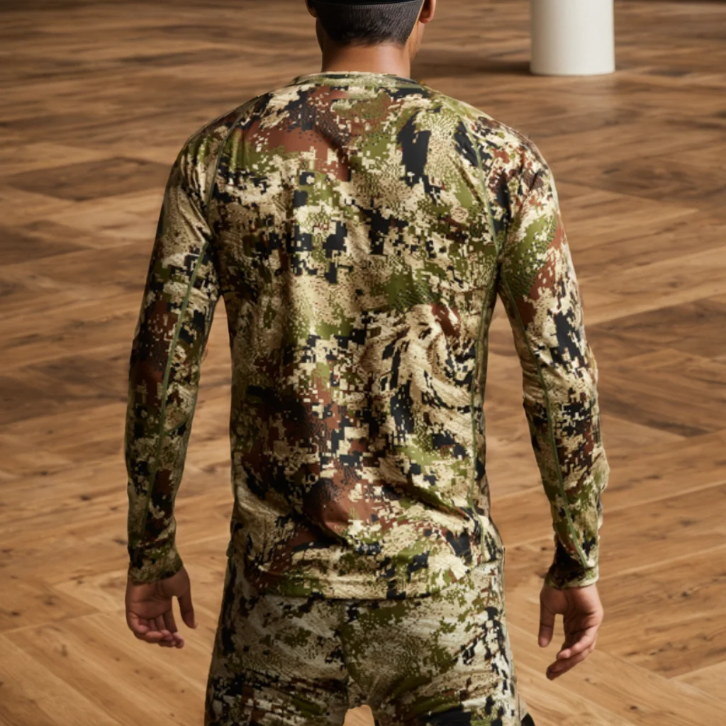 Camiseta térmica manga larga caza y pesca camuflaje secado rápido - imagen 3