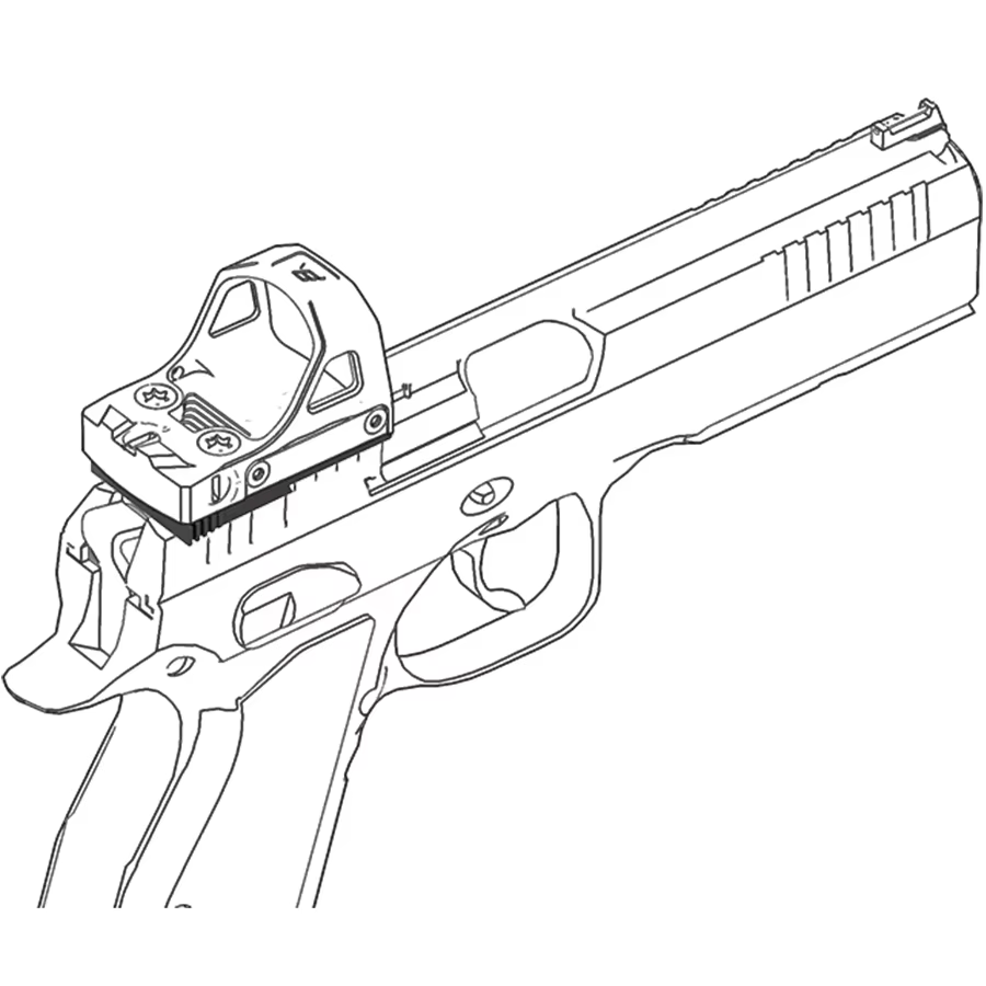 Vector Optics Montura táctica Red Dot Frenzy para rail Picatinny - imagen 5