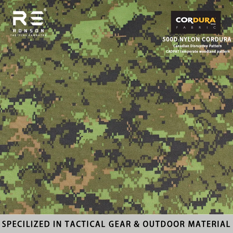 Tela Cordura nailon CADPAT Selva PU impermeable para mochila