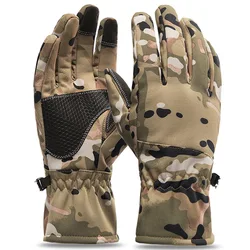 Guantes tácticos impermeables camuflaje antideslizantes pantalla táctil
