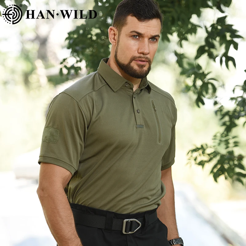 Camisa Táctica HAN WILD de Combate para Hombre Ripstop MOLLE