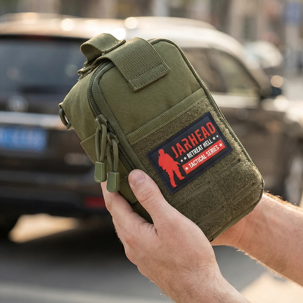 Bolsa Táctica de Primeros Auxilios MOLLE EDC impermeable Nailon 600D - imagen 2