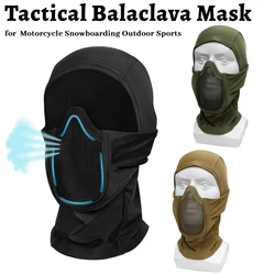 Pasamontañas táctico con malla de acero para airsoft y paintball