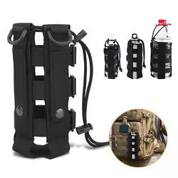Portabotella táctico MOLLE – Sistema hidratación para outdoor resistente