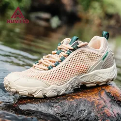 HUMTTO Zapatos de Senderismo Transpirables para Hombre y Mujer