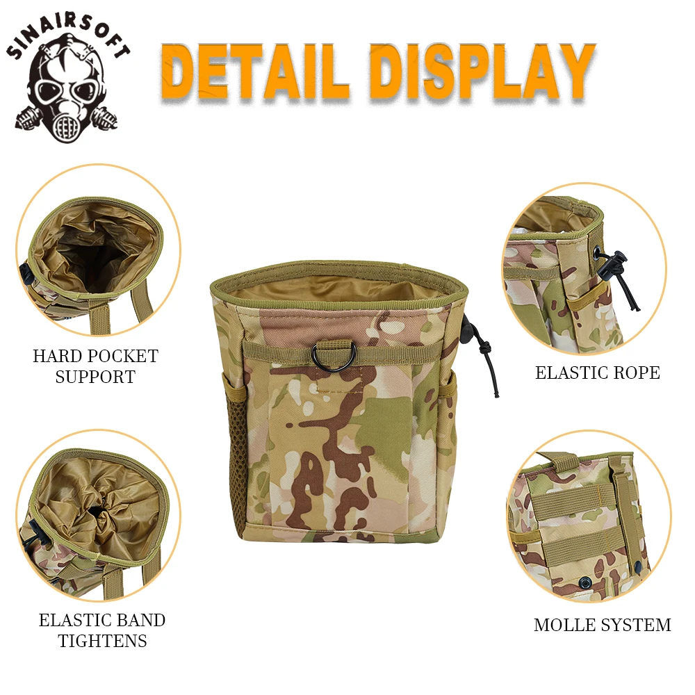 Bolsa táctica Molle SINAIRSOFT con cordón