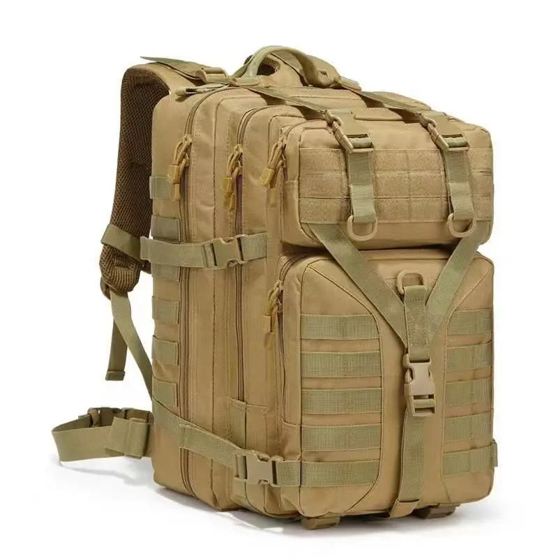Mochila táctica MOLLE grande de asalto para senderismo ripstop - imagen 3