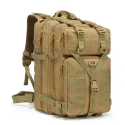 Mochila táctica MOLLE grande de asalto para senderismo ripstop