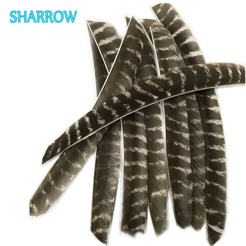 Plumas de pavo para flechas del arco kit DIY izquierda y derecha