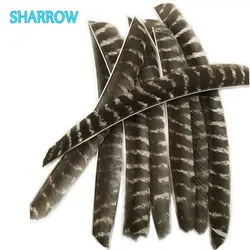 Plumas de pavo para flechas del arco kit DIY izquierda y derecha