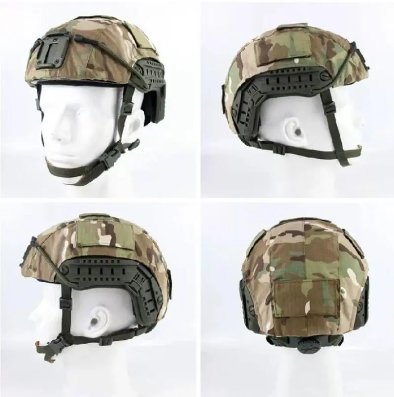 Funda casco táctico Tor ruso ripstop verde ruinas Mox
