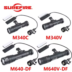 Linterna táctica Surefire M600DF, luz para rifle con Picatinny