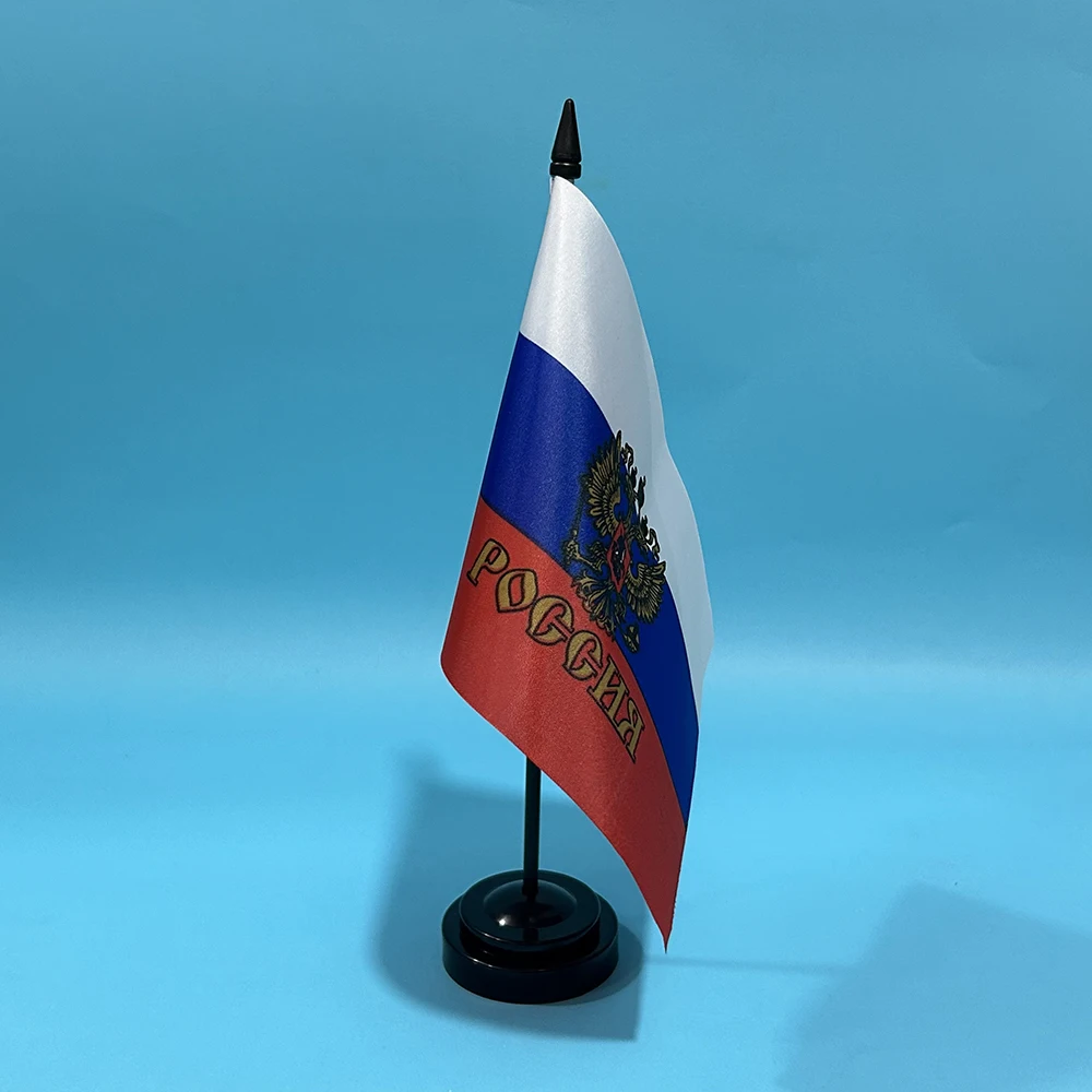 Bandeja escritorio mini bandera Rusia – Poliestéster 14x21cm - imagen 5