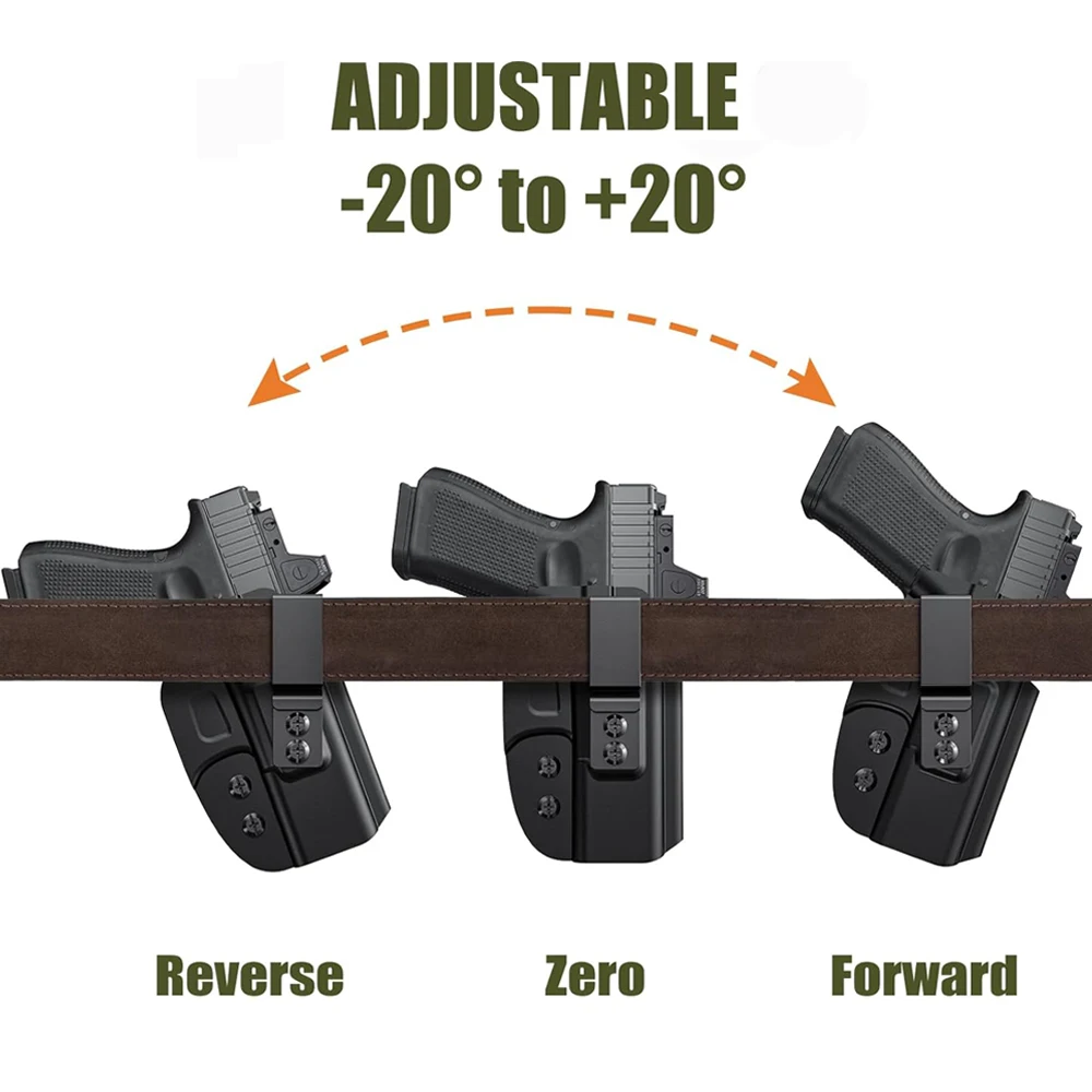 Funda IWB táctica para pistola Glock G19 derecha oculta - imagen 2