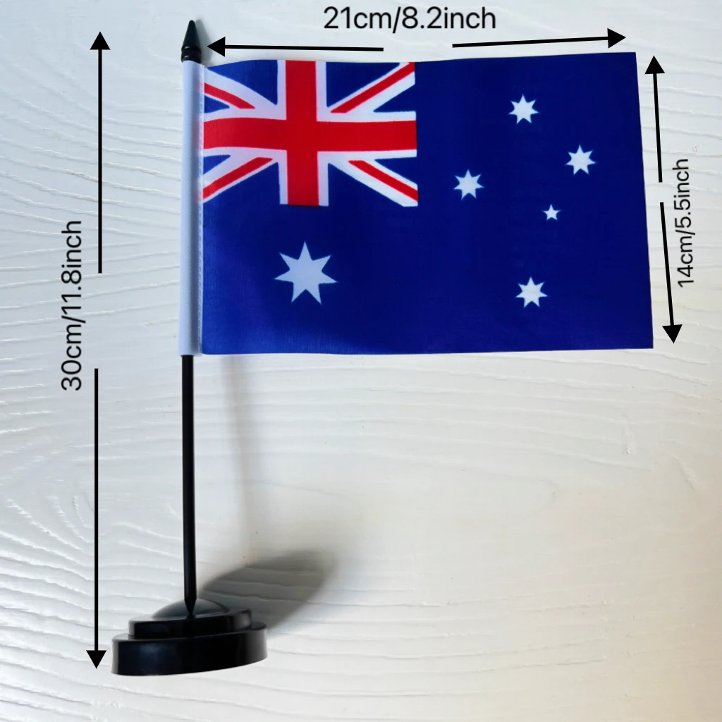 Bandera de escritorio Australia para oficina y espacios profesionales