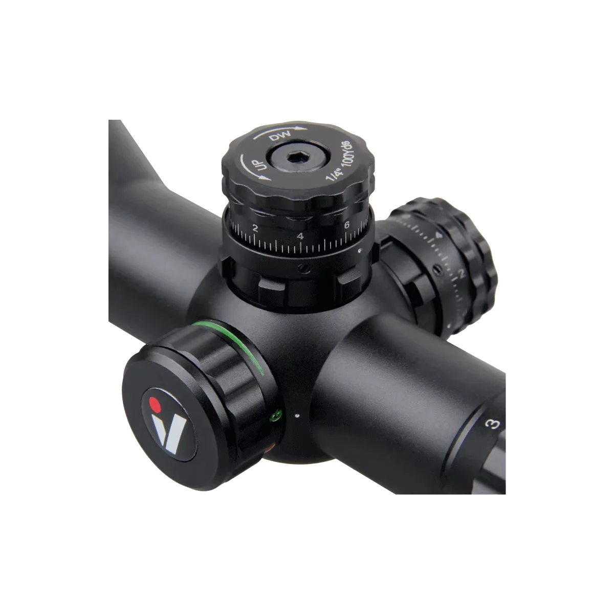VictOptics C3 Mira telescópica táctica con iluminación roja/verde SFP - imagen 4