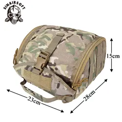 Bolsa táctica multifunción para funda de casco y máscara exterior