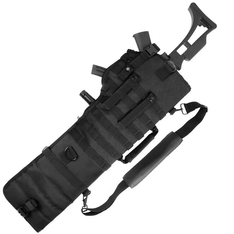 Funda táctica para rifle MOLLE: airsoft, paintball y escopeta - imagen 4