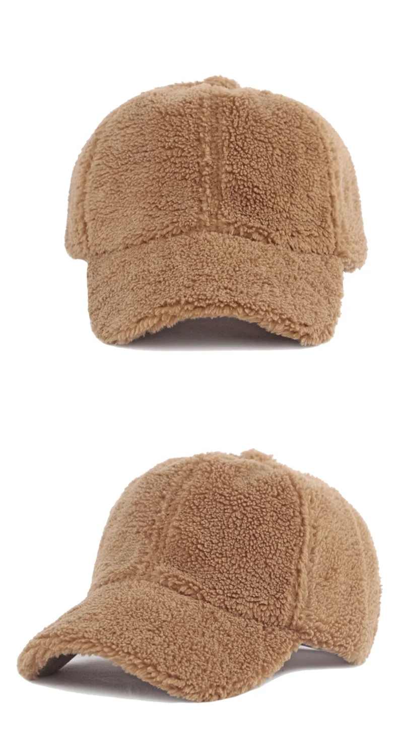 Gorra de mujer con acabado uniforme en color sólido