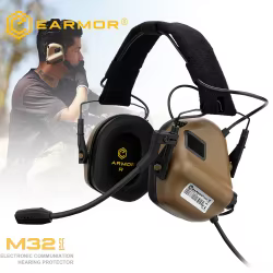 EARMOR M32 SE auriculares cancelación ruido 22dB protección auditiva táctica