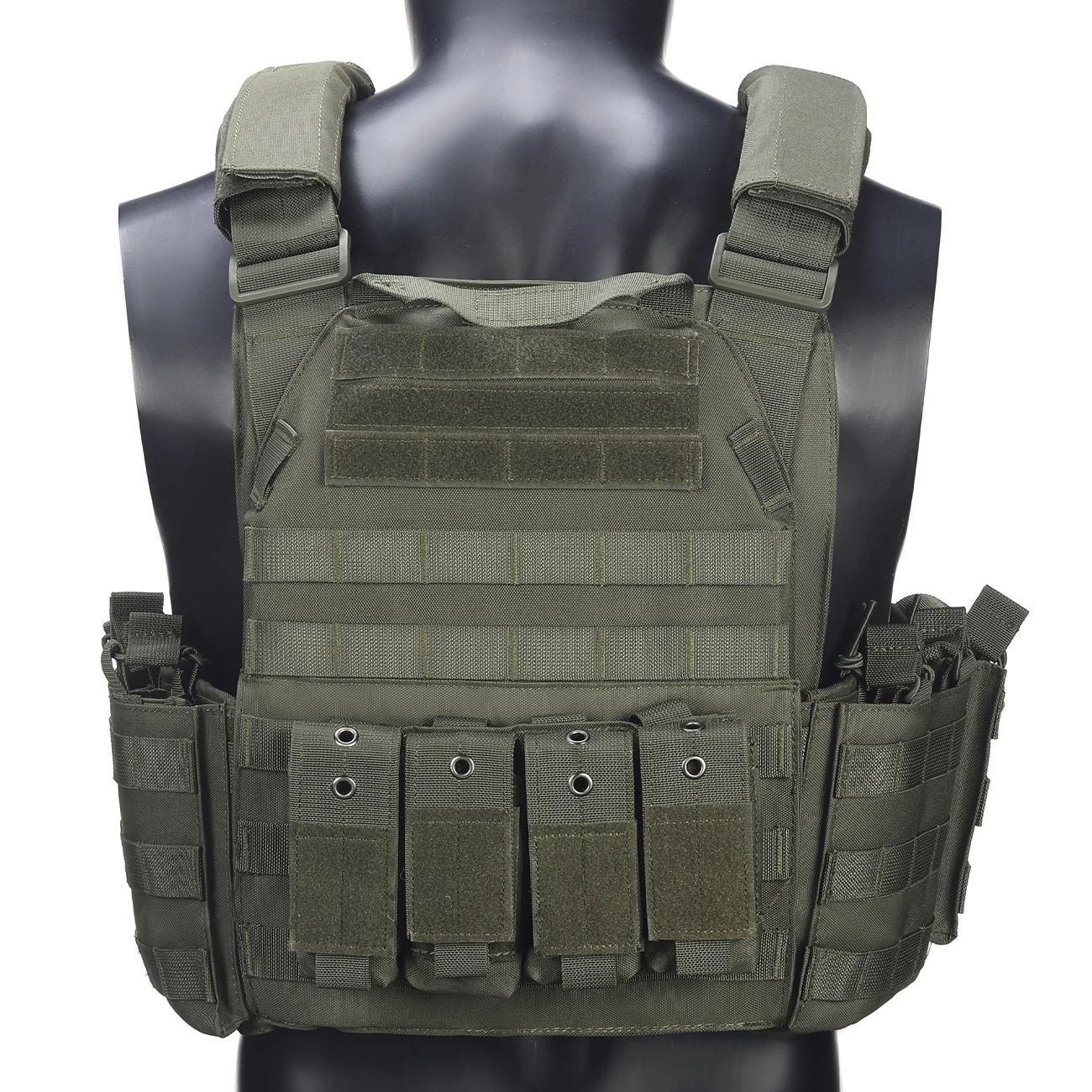 Chaleco táctico rápido MOLLE velcro multibolsillos exterior - imagen 3