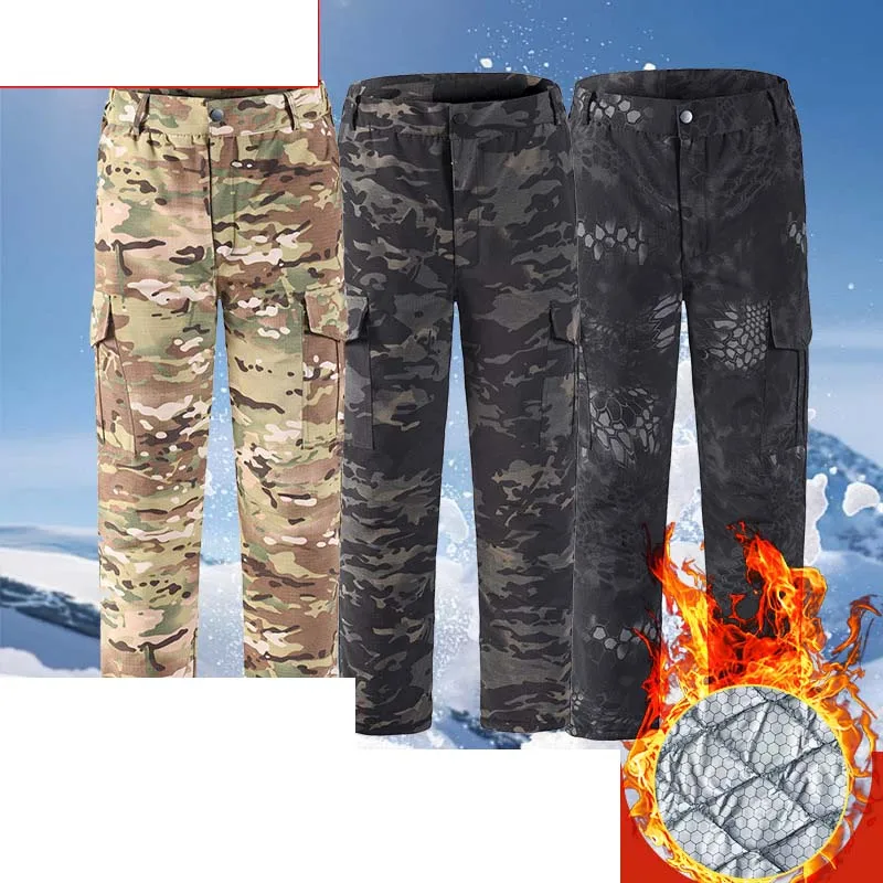 Pantalón acolchado de invierno en uso casual/táctico