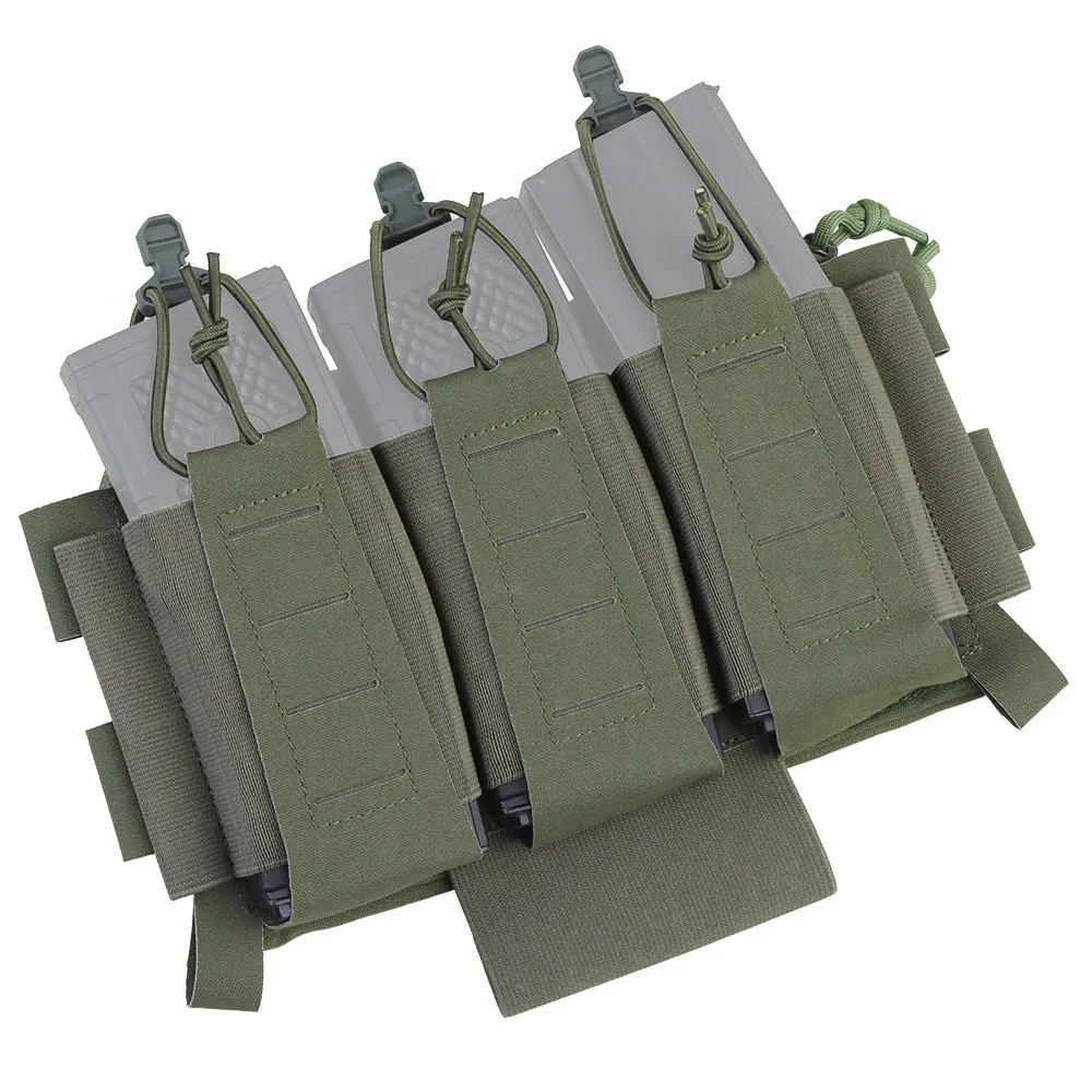 Panel frontal táctico para cargadores con soporte torniquete y bolsa