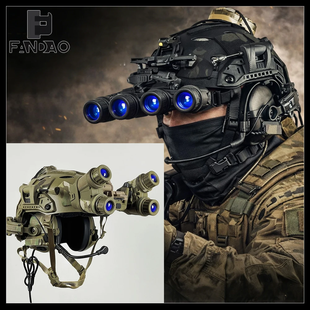 FAST Casco táctico ajustable para airsoft con sistema NVG - imagen 3