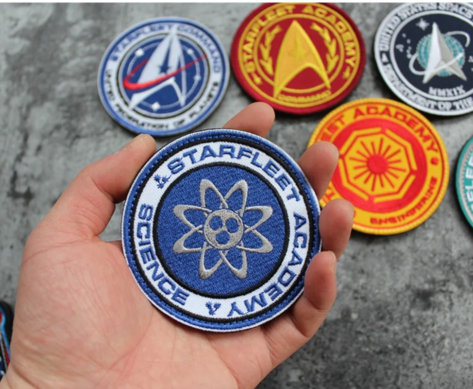 Parche bordado serie espacial con velcro para chaqueta y mochila - imagen 5