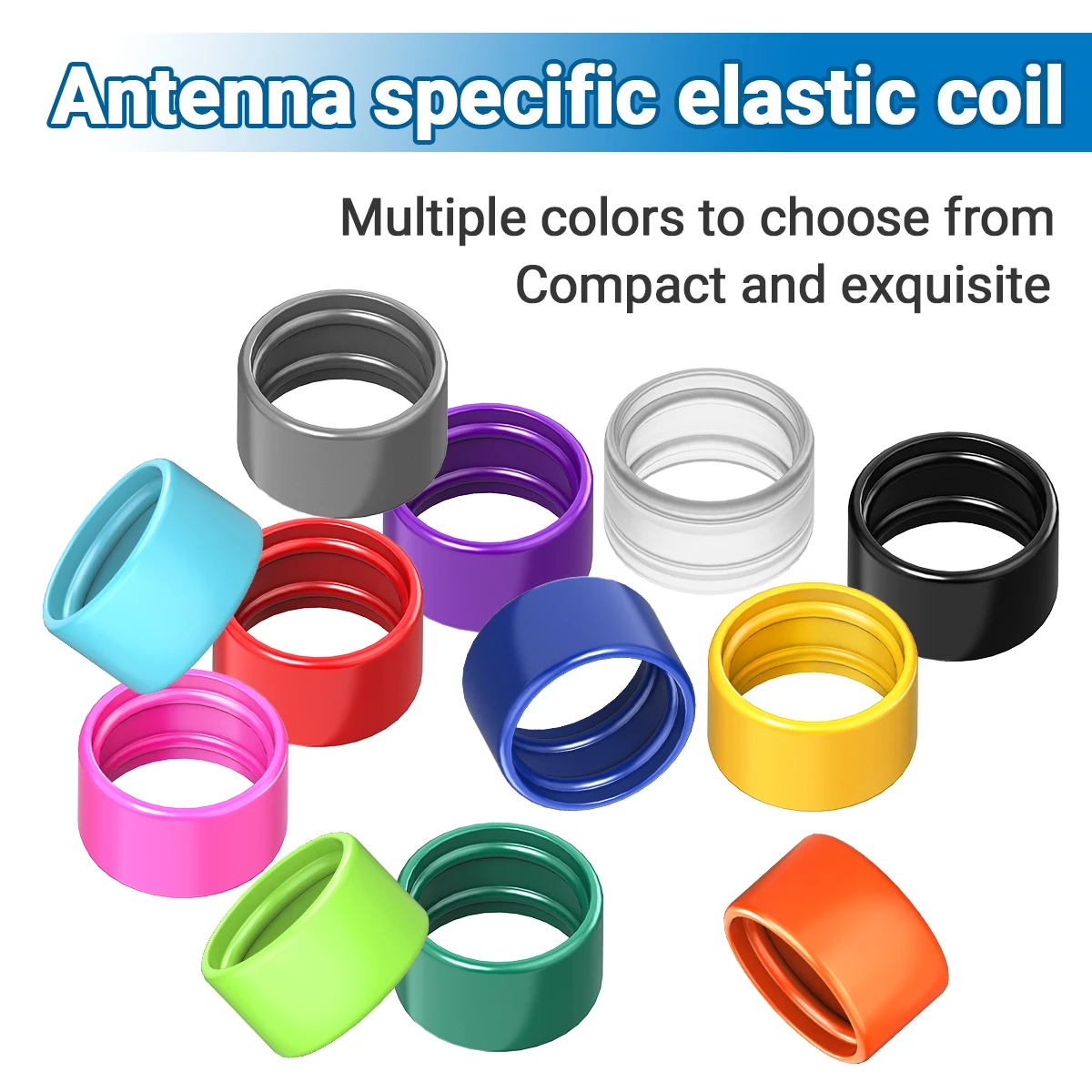 ABBREE Antena flexible de espiral para radio Baofeng UV-5R