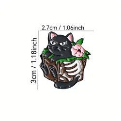 Pin de metal para mochila Halloween, regalo para amigos