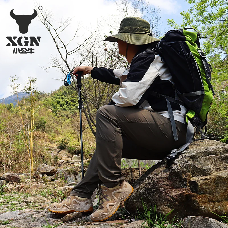 XGN EVENT Botas tácticas impermeables cuero – Combate y senderismo - imagen 5
