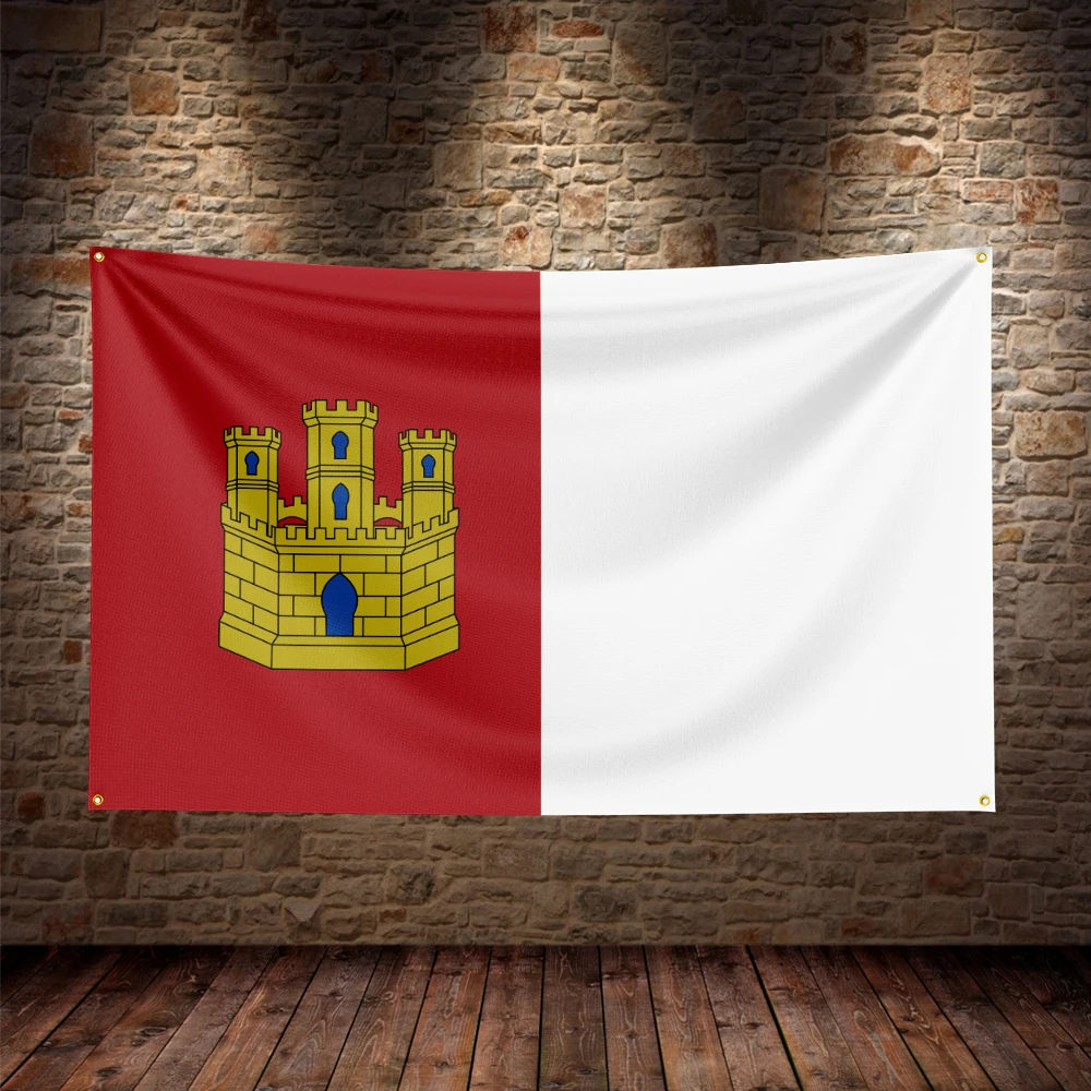 Bandera Castilla-La Mancha para decoración – estilo España - imagen 5