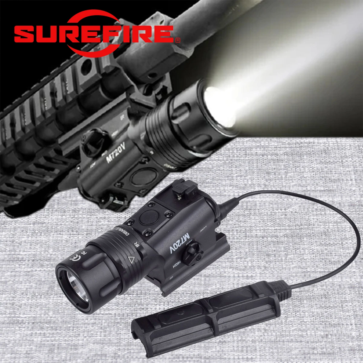 Cuerpo y lente de la SureFire M720V