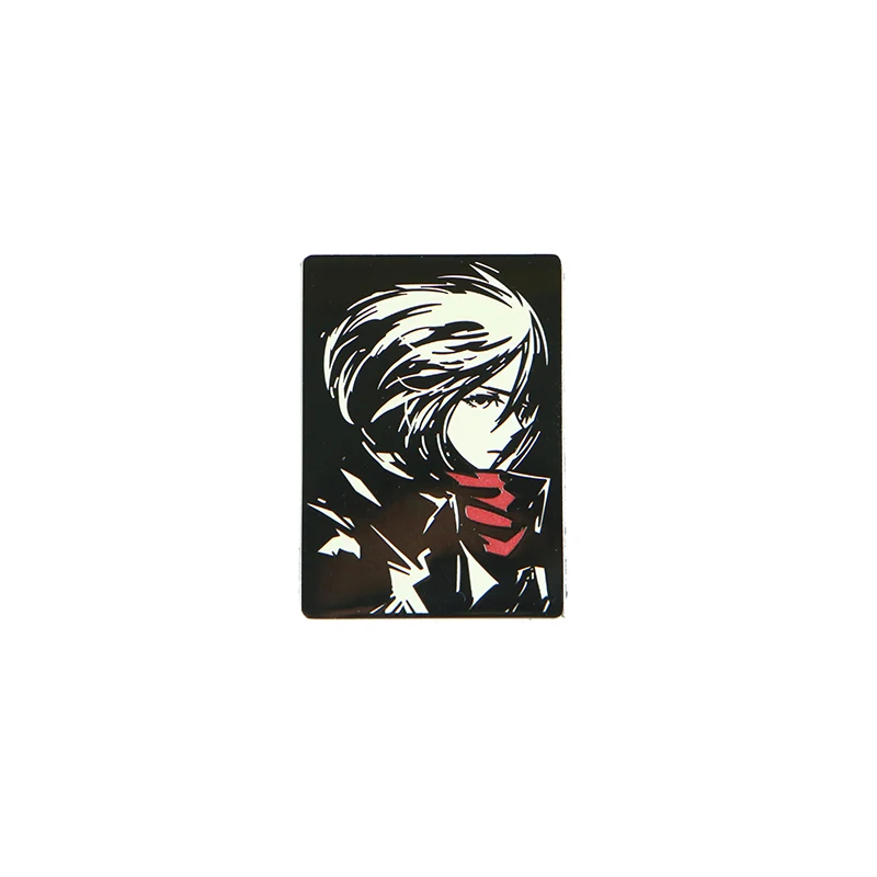 Mikasa Ackerman parche metálico táctico para mochila - imagen 5