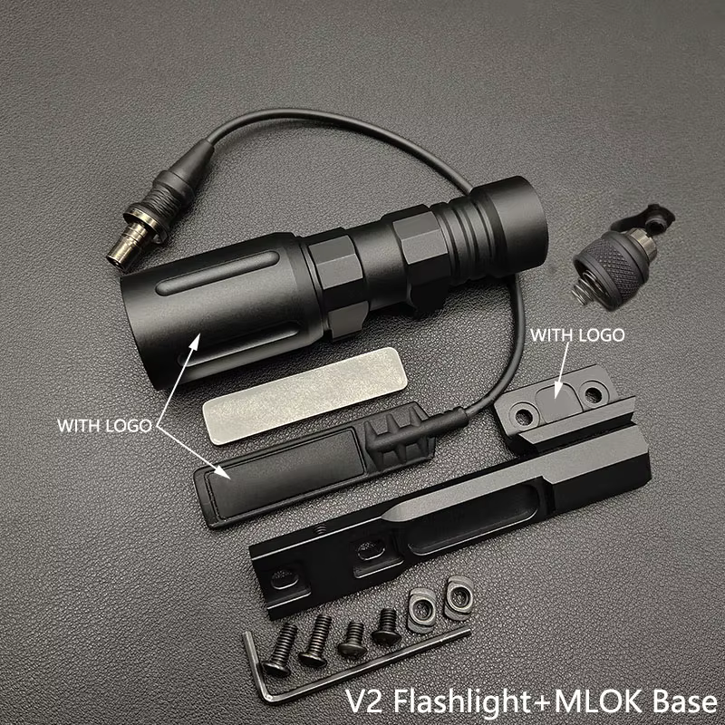 PLH-V2 linterna táctica metálica M-LOK para rifle de caza - imagen 2